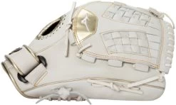 12.5 Inch Mizuno MVP Prime SE GMVP1250PSEF8-White/Gold Women's Fastpitch Softball Glove -Professional Baseball Equipment Store 12 5 inch mizuno mvp prime se gmvp1250psef8 white gold women s fastpitch softball glove 12