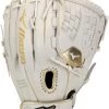12.5 Inch Mizuno MVP Prime SE GMVP1250PSEF8-White/Gold Women's Fastpitch Softball Glove