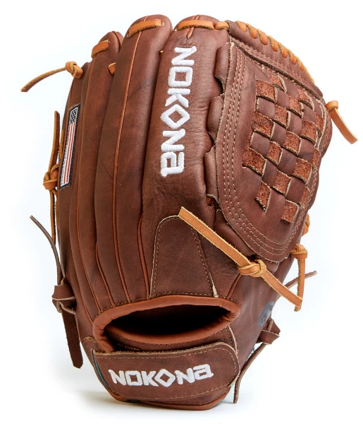 12.5 Inch Nokona Walnut WV1250 Women's Fastpitch Softball Glove 3 12.5 Inch Nokona Walnut WV1250 Women's Fastpitch Softball Glove