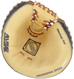 33.5 Inch All-Star The Donut CM1000TM Full Size Catcher's Mitt For Improving Transfer Speeds
