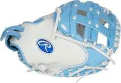 33 Inch Rawlings Liberty Advanced Color Series RLACM33FPCB Women's White/ColumbiaBlue Fastpitch Softball Catcher Mitt -Professional Baseball Equipment Store 33 inch rawlings liberty advanced color series rlacm33fpcb women s white columbiablue fastpitch softball catcher mitt 17