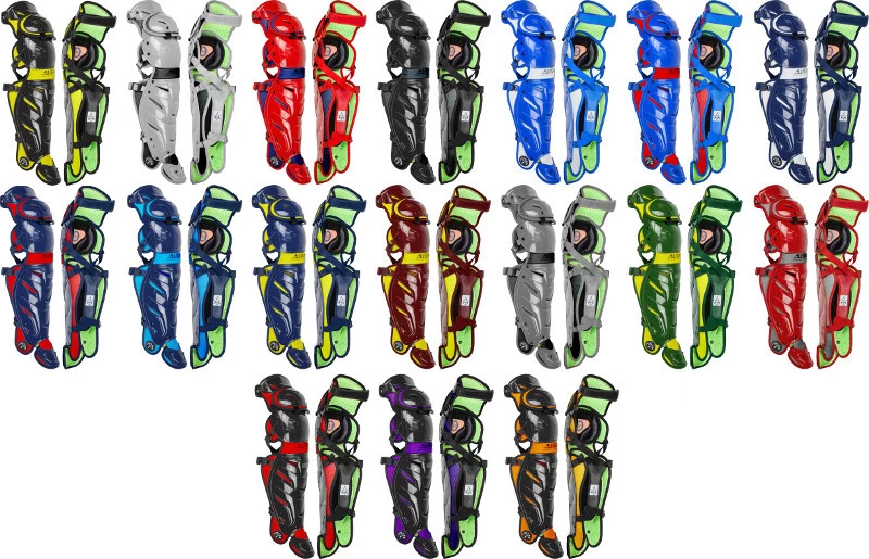 All-Star System 7 Axis LG40WPRO Adult Professional Baseball Leg Guards 5 All-Star System 7 Axis LG40WPRO Adult Professional Baseball Leg Guards - Image 3