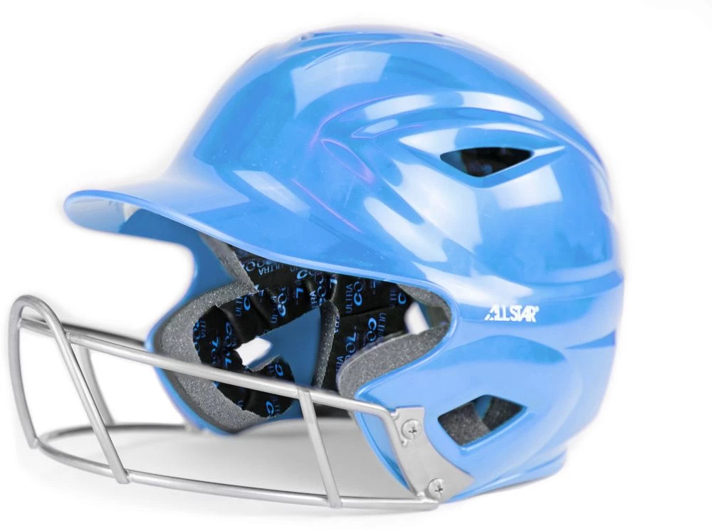 All-Star System 7 BH3010FGAFX Girl's Fastpitch Softball Batting Helmet W/ Facemask 7 All-Star System 7 BH3010FGAFX Girl's Fastpitch Softball Batting Helmet W/ Facemask - Image 5