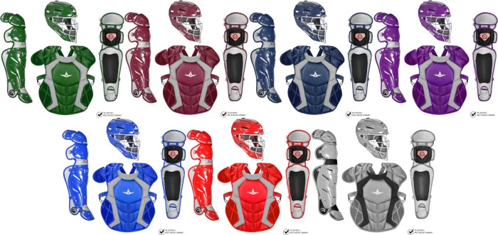 All-Star System7 CKCCPRO1 Adult Professional/College Catcher's Gear Set 4 All-Star System7 CKCCPRO1 Adult Professional/College Catcher's Gear Set - Image 2