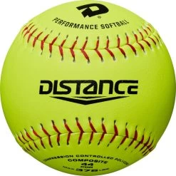 DeMarini Distance 12 Inch Composite Leather Slowpitch Softball WTDRZDC12AB