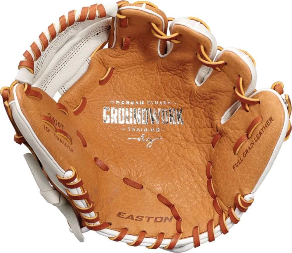 10 Inch Easton Groundwork Training Series Women's Fastpitch Softball Training Glove GW10T 4 10 Inch Easton Groundwork Training Series Women's Fastpitch Softball Training Glove GW10T - Image 2