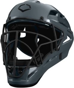 EvoShield PRO-SRZ Solid Glossy Catcher's Helmet WB57201 -Professional Baseball Equipment Store evoshield pro srz solid glossy catcher s helmet wb57201 32