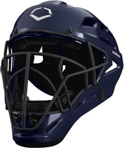 EvoShield PRO-SRZ Solid Glossy Catcher's Helmet WB57201 -Professional Baseball Equipment Store evoshield pro srz solid glossy catcher s helmet wb57201 35