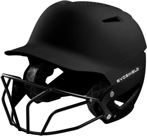 EvoShield XVT Matte Batting Helmet W/ Softball Face Guard WTV7135 2 EvoShield XVT Matte Batting Helmet W/ Softball Face Guard WTV7135