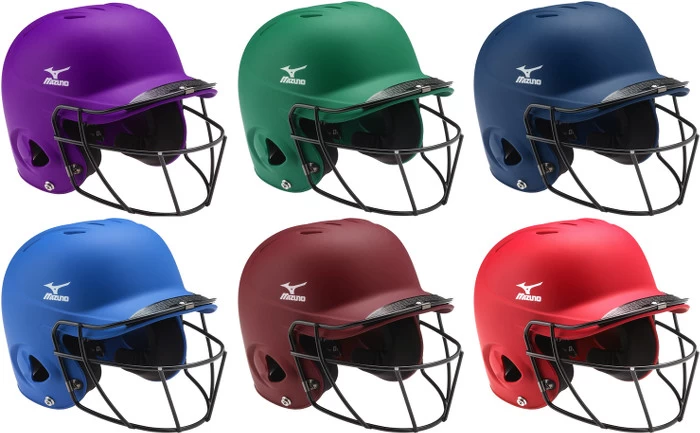 Mizuno Prospect MBH601 Youth Solid Batter's Helmet W/ Facemask 380343 4 Mizuno Prospect MBH601 Youth Solid Batter's Helmet W/ Facemask 380343 - Image 2