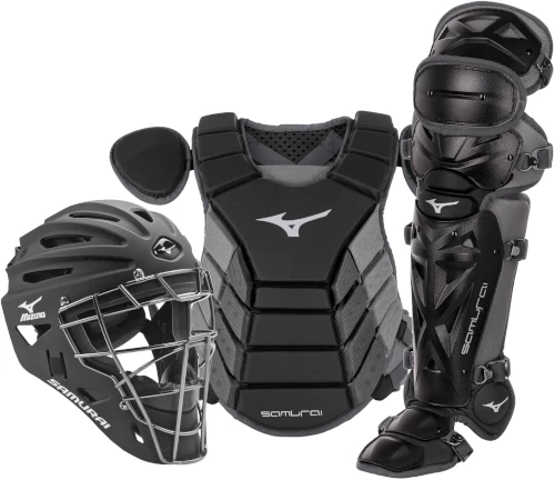 Mizuno Samurai 380418 Intermediate Baseball Catcher's Gear Set 3 Mizuno Samurai 380418 Intermediate Baseball Catcher's Gear Set