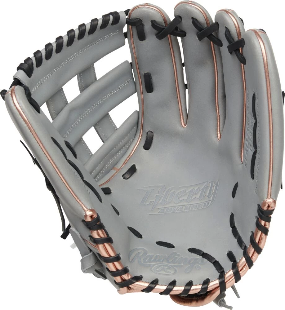 12.75 Inch Rawlings Liberty Advanced Color Series 4.0 Women's Fastpitch Softball Outfield Glove RLA1275SB-6GRG 4 12.75 Inch Rawlings Liberty Advanced Color Series 4.0 Women's Fastpitch Softball Outfield Glove RLA1275SB-6GRG - Image 2