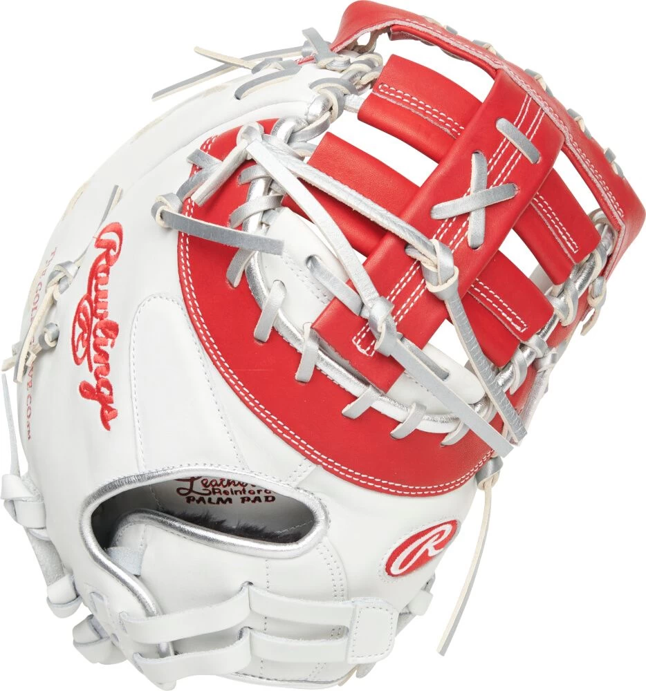Rawlings Liberty Advanced Color Series 4.0 13 Inch Women's Fastpitch Softball Firstbase Mitt RLADCTSBWSP 3 Rawlings Liberty Advanced Color Series 4.0 13 Inch Women's Fastpitch Softball Firstbase Mitt RLADCTSBWSP