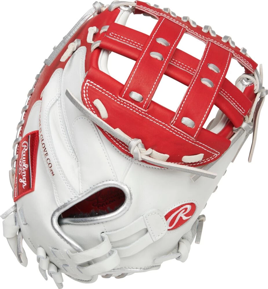 34 Inch Rawlings Liberty Advanced Color Series 4.0 Women's Fastpitch Softball Catcher's Mitt RLACM34FPWSP 3 34 Inch Rawlings Liberty Advanced Color Series 4.0 Women's Fastpitch Softball Catcher's Mitt RLACM34FPWSP