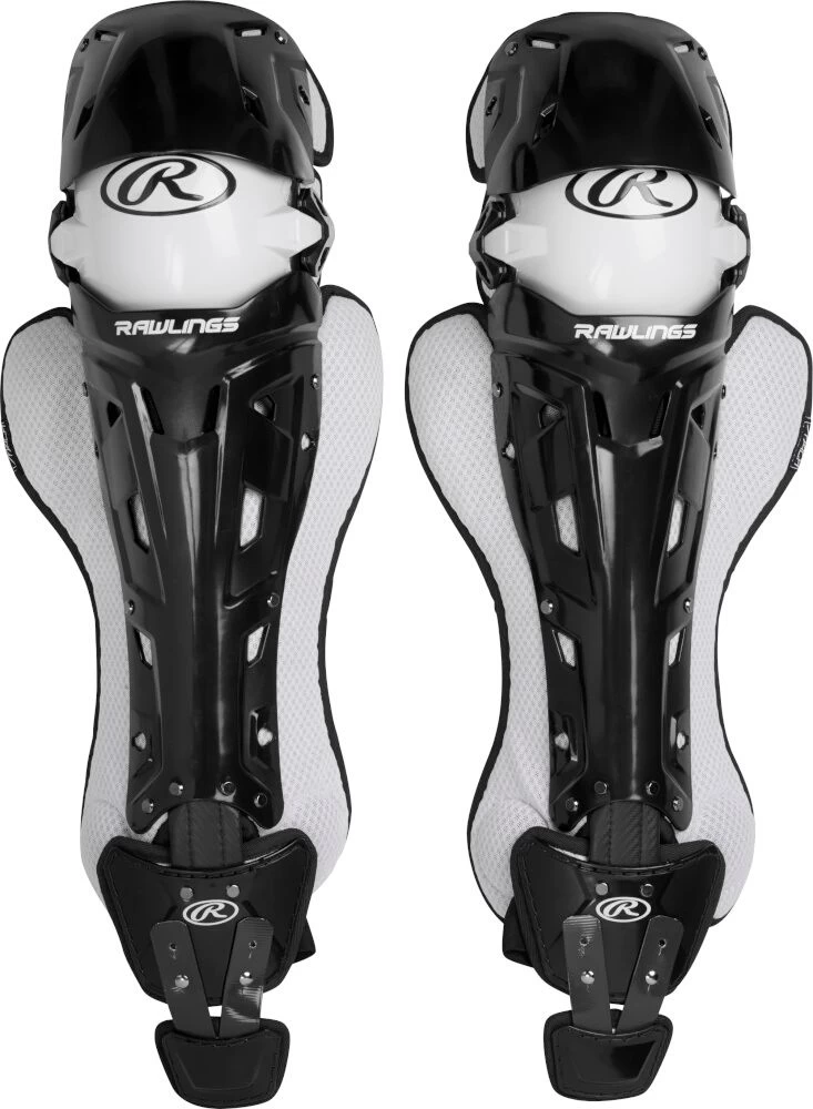 Rawlings MACH Adult 17 Inch Catcher's Leg Guards MCHLGA 3 Rawlings MACH Adult 17 Inch Catcher's Leg Guards MCHLGA