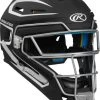 Rawlings Mach CHMCHS Adult Two Tone Matte Style Catchers Helmet -Professional Baseball Equipment Store rawlings mach chmchs adult two tone matte style catchers helmet 5