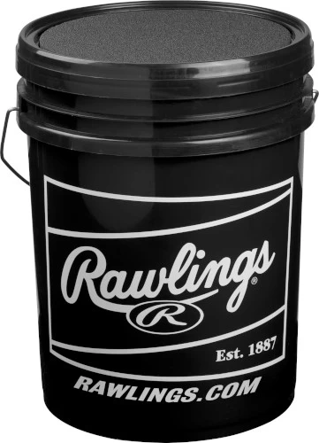Rawlings R100-UP Ultimate Practice Combo FSR100-UPBUCK24 Flat Seam Collegiate Practice Baseball W/ Bucket 3 Rawlings R100-UP Ultimate Practice Combo FSR100-UPBUCK24 Flat Seam Collegiate Practice Baseball W/ Bucket
