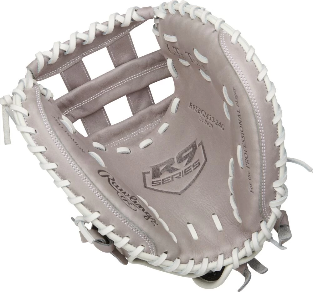 33 Inch Rawlings R9 Women's Fastpitch Softball Catcher's Mitt R9SBCM33-24G 4 33 Inch Rawlings R9 Women's Fastpitch Softball Catcher's Mitt R9SBCM33-24G - Image 2
