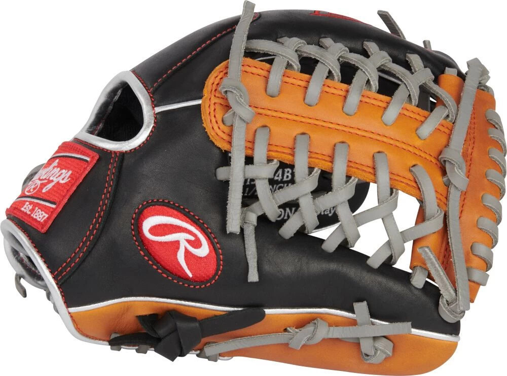 11.5 Inch Rawlings R9 Contour Youth Infield Baseball Glove R9115U-4BT 6 11.5 Inch Rawlings R9 Contour Youth Infield Baseball Glove R9115U-4BT - Image 4
