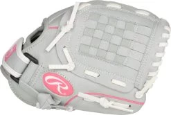 10 Inch Rawlings Sure Catch Girl's Fastpitch Softball Glove SCSB100P -Professional Baseball Equipment Store rawlings sure catch 10 inch girls fastpitch softball glove scsb100p 11