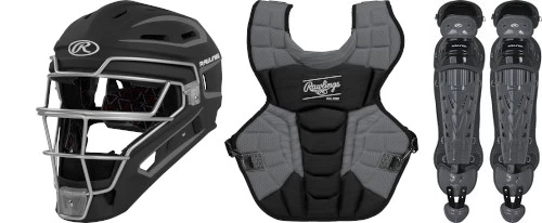 Rawlings Velo 2.0 CSV2Y Youth Baseball Catchers Gear Set 3 Rawlings Velo 2.0 CSV2Y Youth Baseball Catchers Gear Set