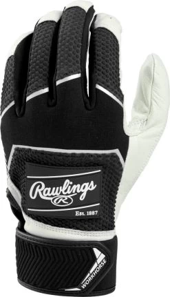 Rawlings Workhorse Youth Baseball Batting Gloves WH22BY