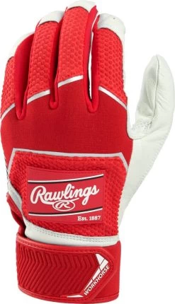 Rawlings Workhorse Youth Baseball Batting Gloves WH22BY -Professional Baseball Equipment Store rawlings workhorse youth baseball batting gloves wh22by 30