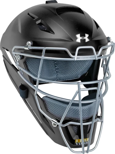 Under Armour Converge Adult Solid Matte Catcher's Helmet UAHG3-AM 3 Under Armour Converge Adult Solid Matte Catcher's Helmet UAHG3-AM