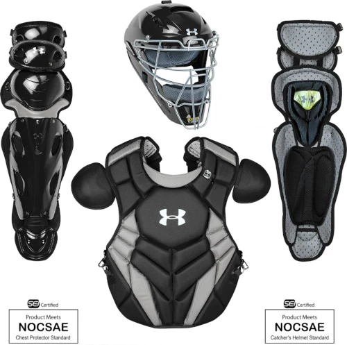 Under Armour Pro 4 Series Intermediate Baseball Catcher Gear Set UACKCC4-SRP 3 Under Armour Pro 4 Series Intermediate Baseball Catcher Gear Set UACKCC4-SRP