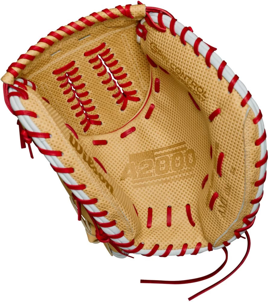 34 Inch Wilson A2000 SuperSkin Aubree Monroe Game Model Women's Fastpitch Softball Catcher Mitt WBW10024434 4 34 Inch Wilson A2000 SuperSkin Aubree Monroe Game Model Women's Fastpitch Softball Catcher Mitt WBW10024434 - Image 2