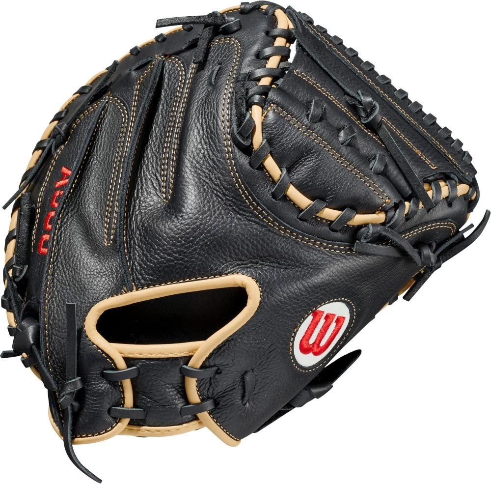 32 Inch Wilson A500 Youth Baseball Catcher Mitt WBW10016132 3 32 Inch Wilson A500 Youth Baseball Catcher Mitt WBW10016132