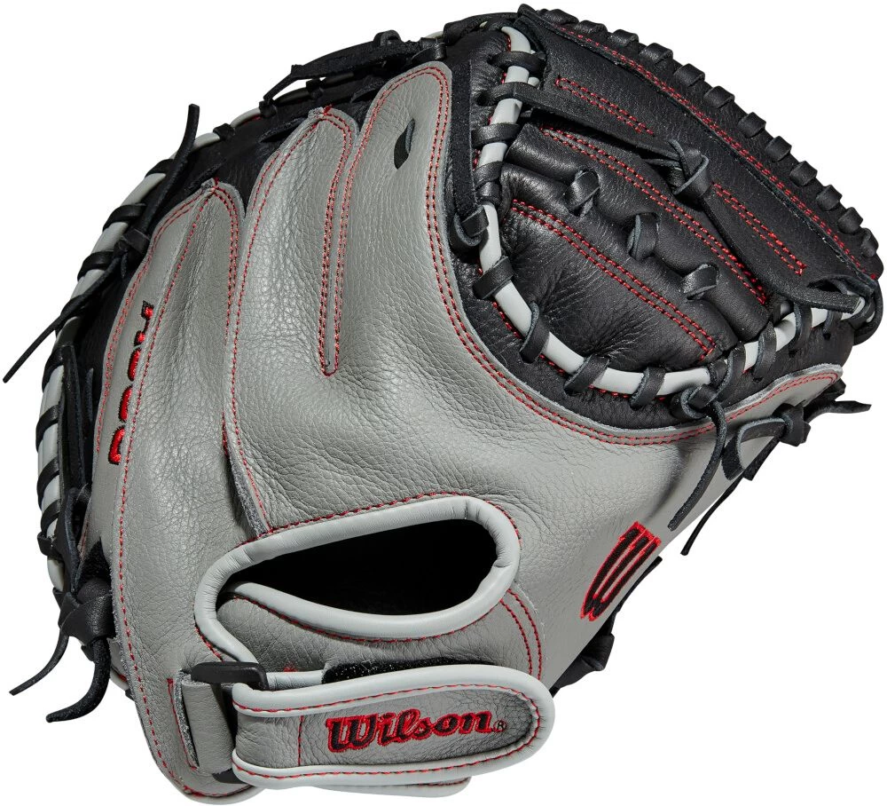 32 Inch Wilson A500 Youth Catcher's Baseball Mitt WBW10090732 3 32 Inch Wilson A500 Youth Catcher's Baseball Mitt WBW10090732