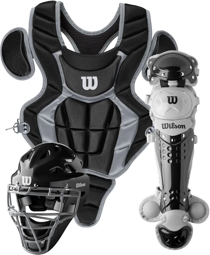 Wilson C200 Youth Baseball Catcher's Gear Kit WB57116 3 Wilson C200 Youth Baseball Catcher's Gear Kit WB57116