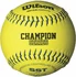 Wilson Champion Series WTA9133BUSSFPYB 12 Inch USSSA Synthetic Leather Fastpitch Softball