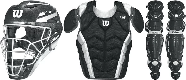 Wilson Pro Stock WTPROY Youth Baseball Catchers Gear Set 3 Wilson Pro Stock WTPROY Youth Baseball Catchers Gear Set