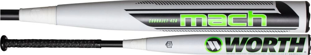 2022 Worth Mach 1 Cobra Jet 428 XL Adult USSSA Endloaded Slowpitch Softball Bat WM22MA 3 2022 Worth Mach 1 Cobra Jet 428 XL Adult USSSA Endloaded Slowpitch Softball Bat WM22MA